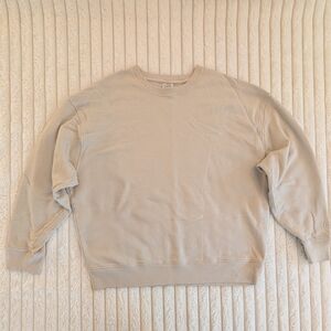 🩷 5/$25 - PINK Victoria's Secret Cream Sweatshirt
